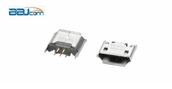 MICRO-5P 直插180度B型霧錫卷邊主圖 MICRO-5P 直插180度B型霧錫卷邊主圖