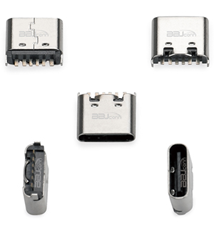 UC.01.63-11-0006--TYPE-C 6P 母座直立式H=6.80端子（DIP）帶中夾片