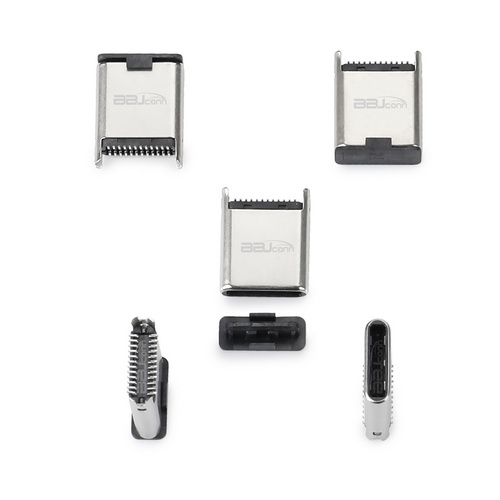 UC.02.52-1W-0001--TYPE-C 24P 公頭 立貼 帶EMC L=8.65_調(diào)整大小