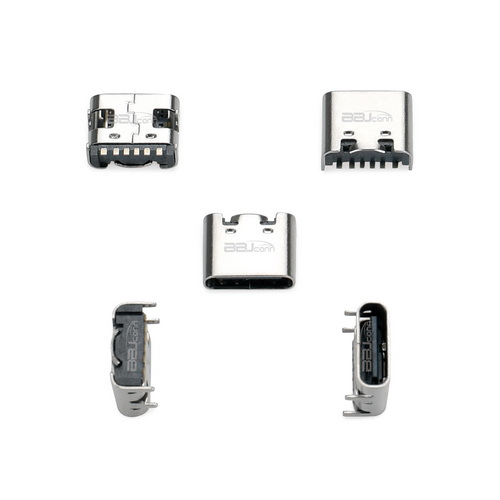 TYPE-C 6P 母座板上四腳插L=6.8---(UC.01.53-11-0003)_調(diào)整大小